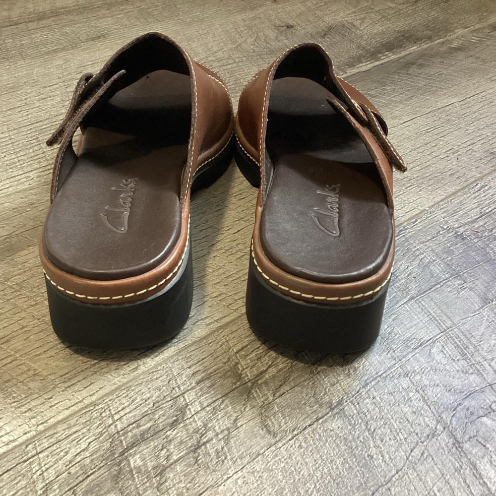 Clarks Hook And Loop Slides Size 7M - Picture 4 of 10